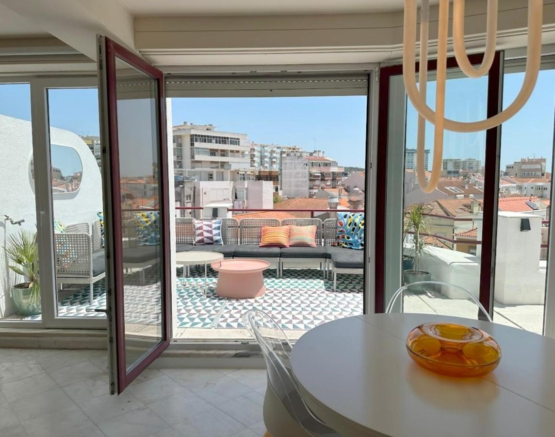 코스타 다 카파리카 Groovy Caparica Gem With Large Sunny Terrace 아파트 외부 사진